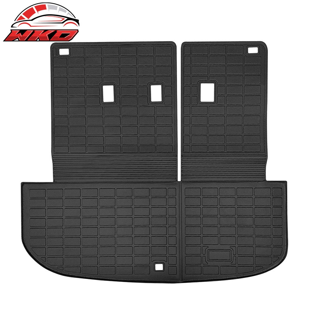 2020-2025 Hyundai Palisade Trunk Mat w/ Backrest Mats Seat Cover Protector TPE | Wholesale