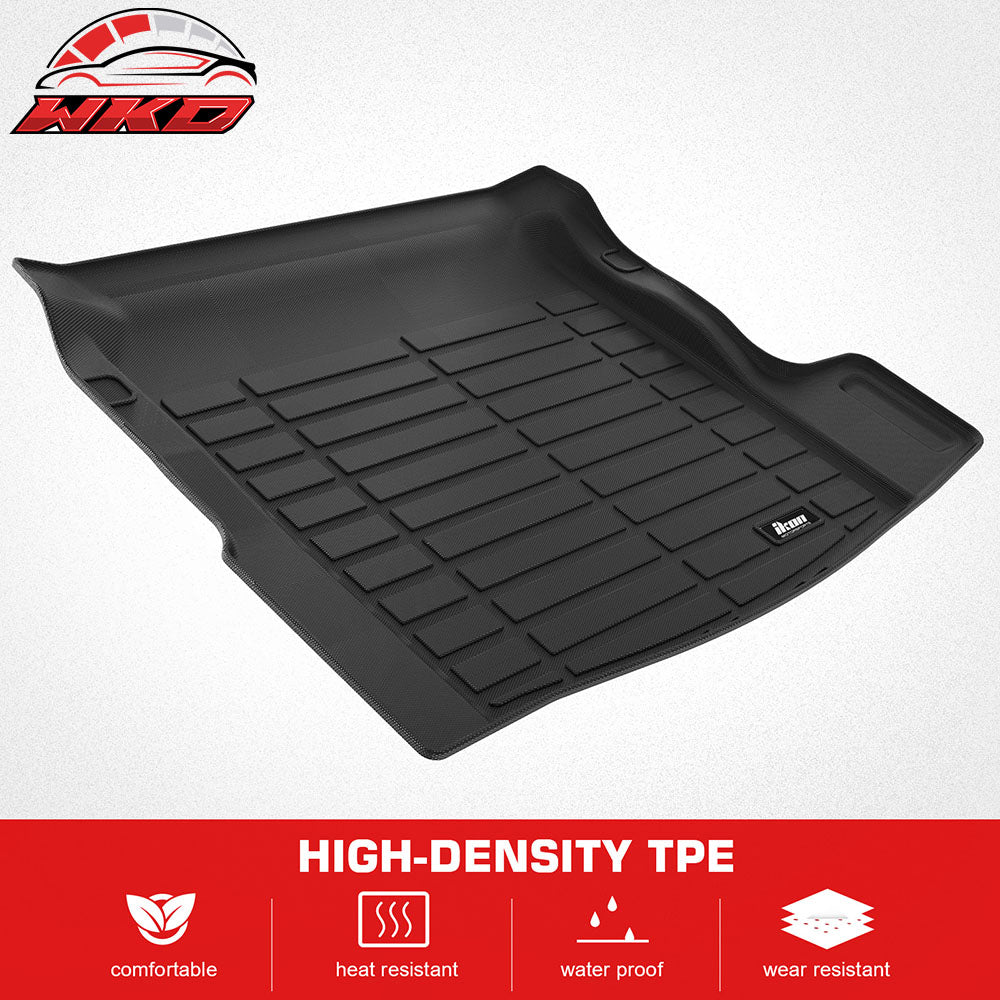 Fits 22-25 BMW G42 2 Series Coupe & G87 M2 TPE Rear Cargo Liner Trunk Tray Mats