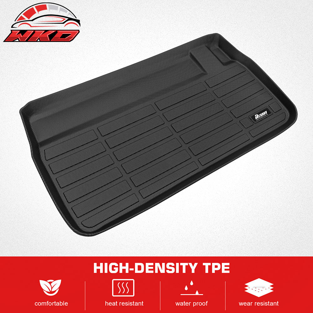 Fits 08-20 Dodge Grand Caravan 09-14 VW Routan TPE Trunk Liner Rear Cargo Mat