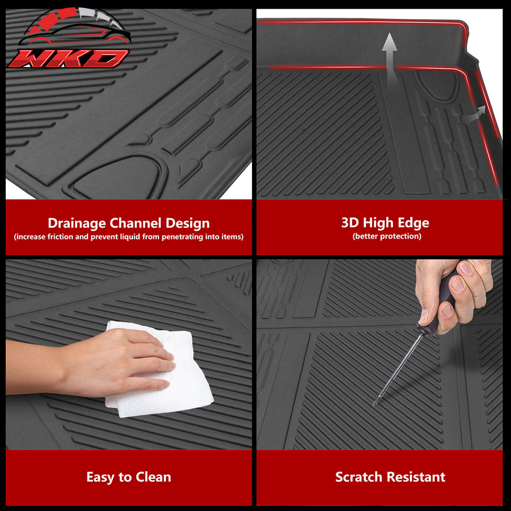 Wholesale 21-25 Ford BroncoĀ 4Dr All Weather Rear Trunk Mat Cargo Floor Liner Black TPE