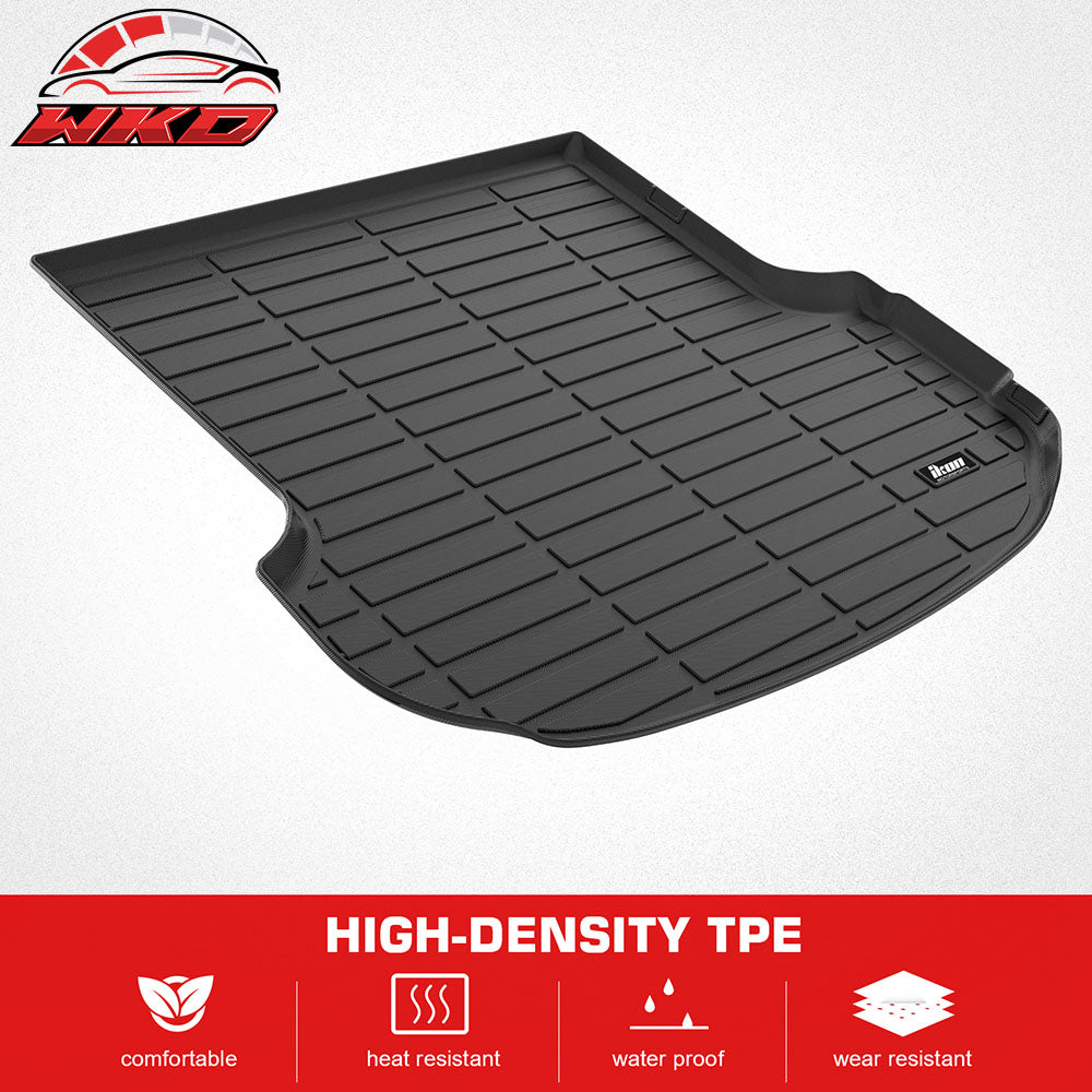 Fits 21-25 Genesis GV80 TPE All Weather Waterproof Rear Cargo Trunk Tray Mats