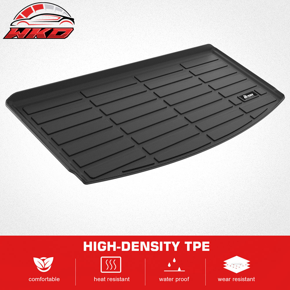 Fits 21-25 Jeep Grand Cherokee L TPE Waterproof Rear Cargo Liner Trunk Tray Mats