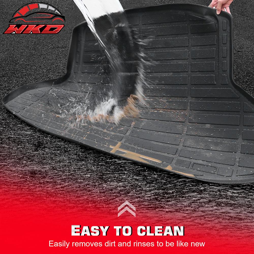 Fits 22-25 Benz X243 EQB TPE All Weather Waterproof Rear Cargo Trunk Tray Mats