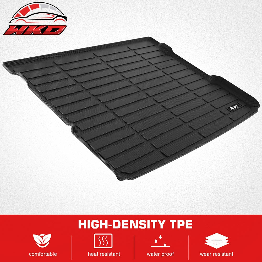 Fits 22-25 Benz X243 EQB TPE All Weather Waterproof Rear Cargo Trunk Tray Mats