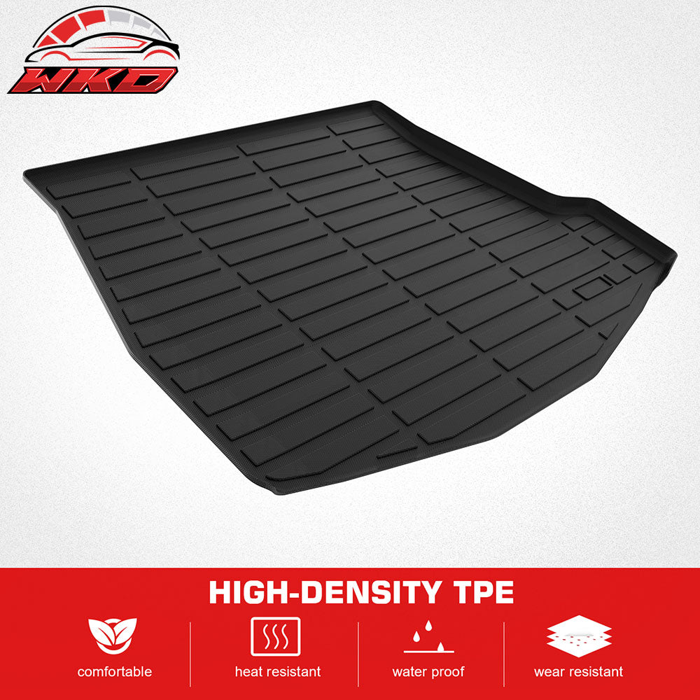 Fits 23-25 Subaru Solterra/Toyota bZ4X Trunk Mat All Weather 3D Rear Cargo Cover