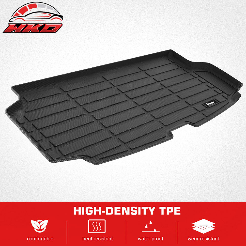 Fits 16-25 Volvo XC90 All Weather Anti-Slip Rear Cargo Liner Trunk Tray Mats