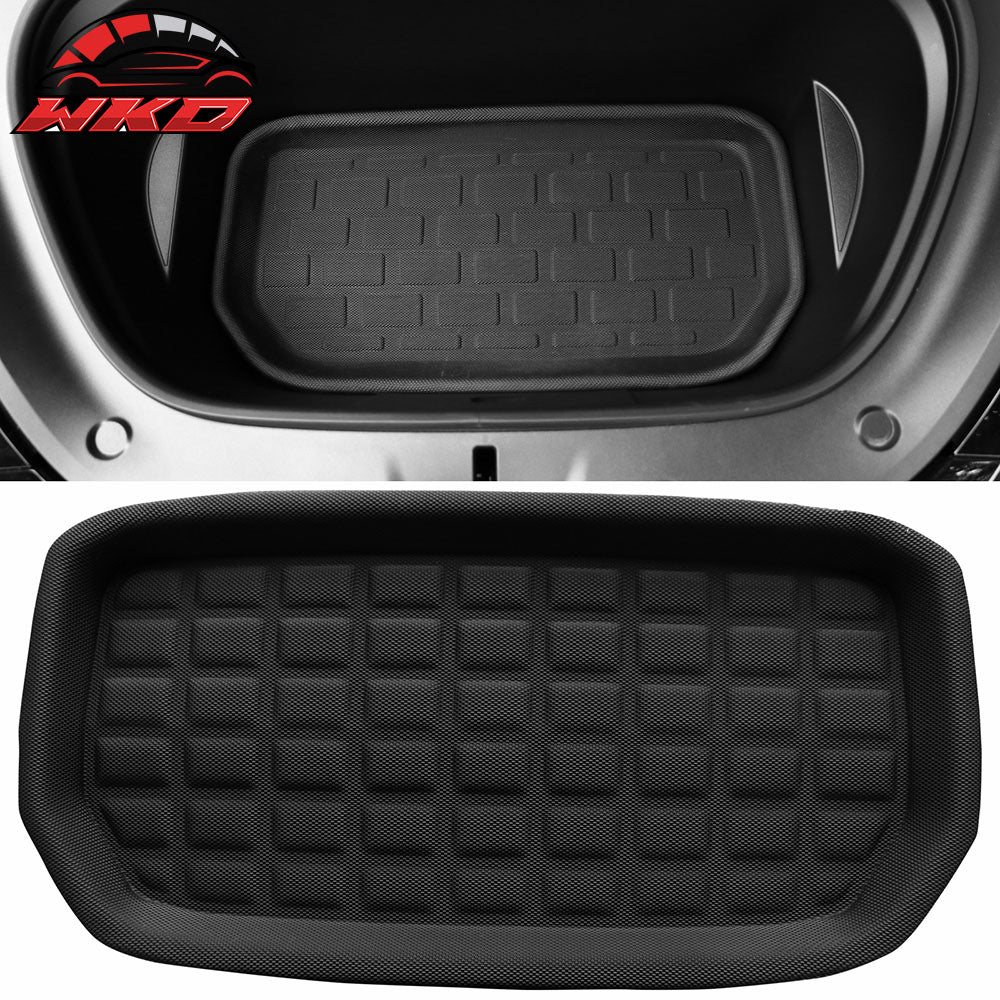 Fits 20-25 Tesla Model Y 3D Molded All Weather Trunk Mat Storage Cargo Liner TPE
