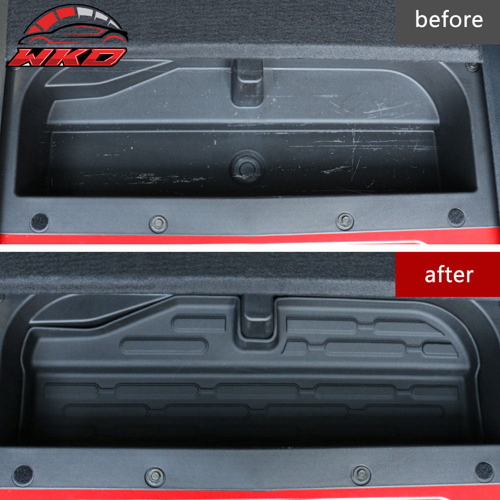 Fits 21-25 Ford Bronco 2/4 Door Rear Trunk Lower Storage Mat Cargo Liner TPE