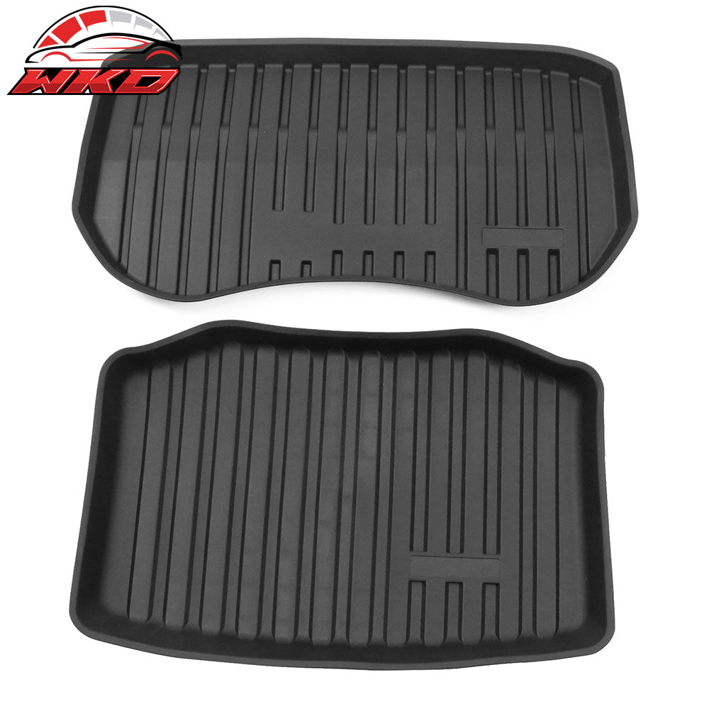 2021-23 Tesla Model 3 Front Rear Trunk Mats Storage Cargo Liner Injection TPE | Wholesale