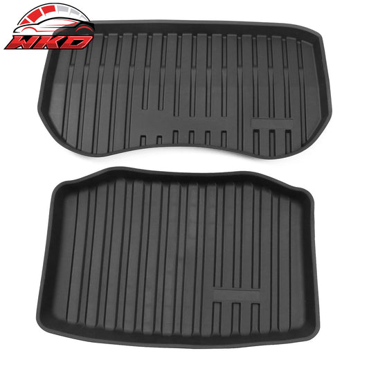 2021-23 Tesla Model 3 Front Rear Trunk Mats Storage Cargo Liner Injection TPE | Wholesale