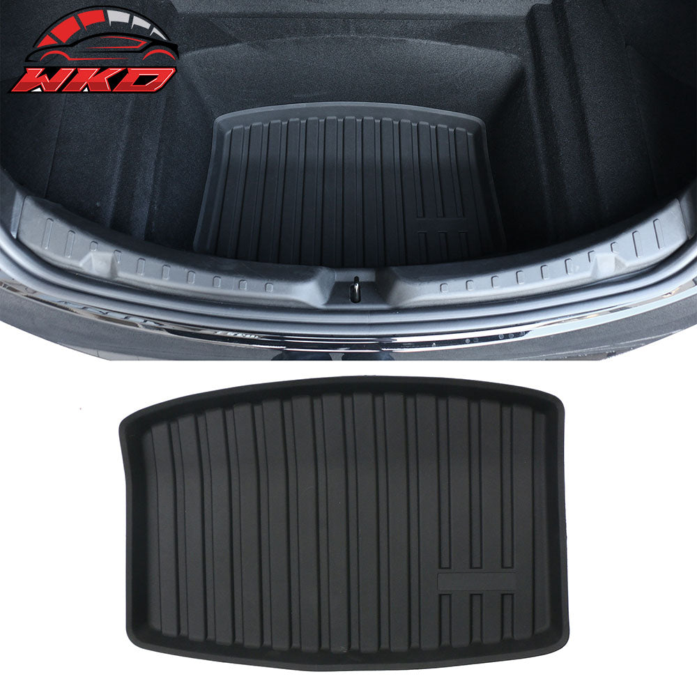 Fits 24-25 Tesla Model 3 Highland Auto Car Rear Cargo Trunk Tray Lower Mats TPE