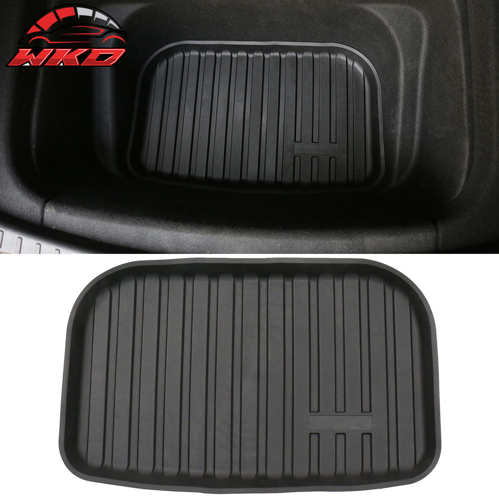 Fits 20-25 Tesla Model Y All Weather Trunk Mats Cargo Liner Injection TPE - 3PCS