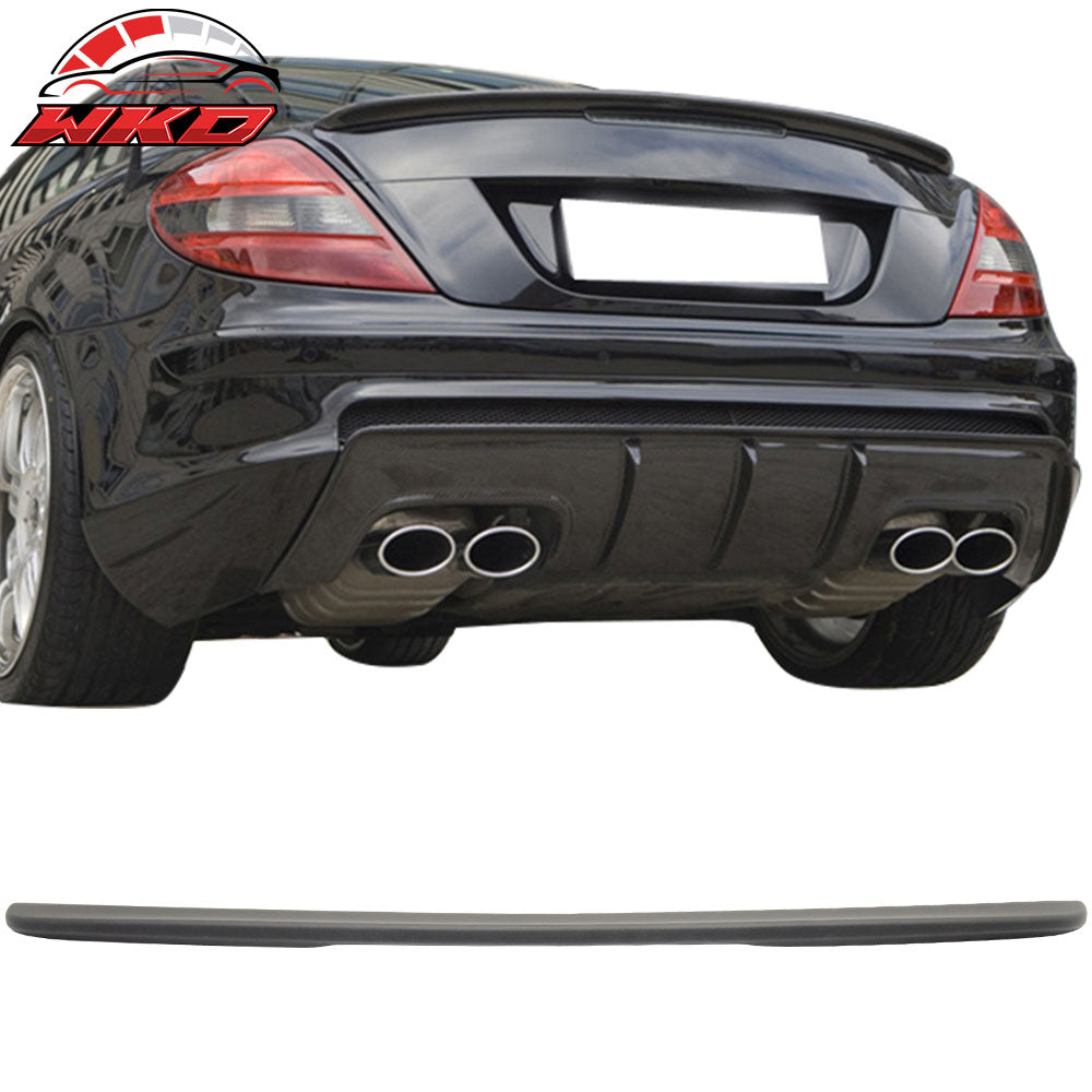Fits 05-10 Benz R171 SLK-Class AMG Style Matte Black Rear Trunk Spoiler Wing ABS