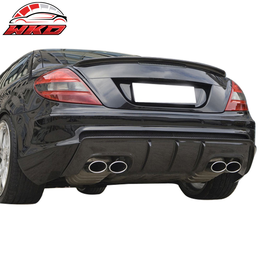 Fits 05-10 Benz R171 SLK-Class AMG Style Matte Black Rear Trunk Spoiler Wing ABS