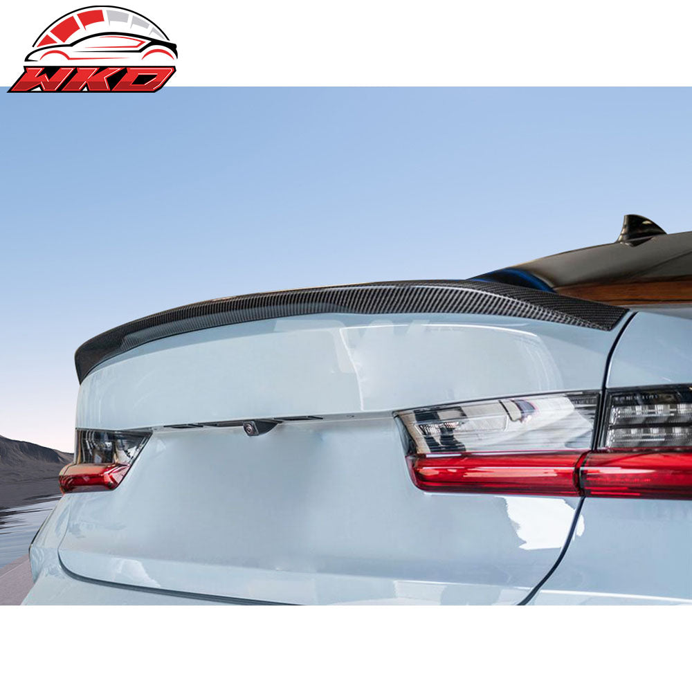 Dry Carbon Fiber Fits 19-26 BMW G20 G80 M3 MP Style Trunk Spoiler