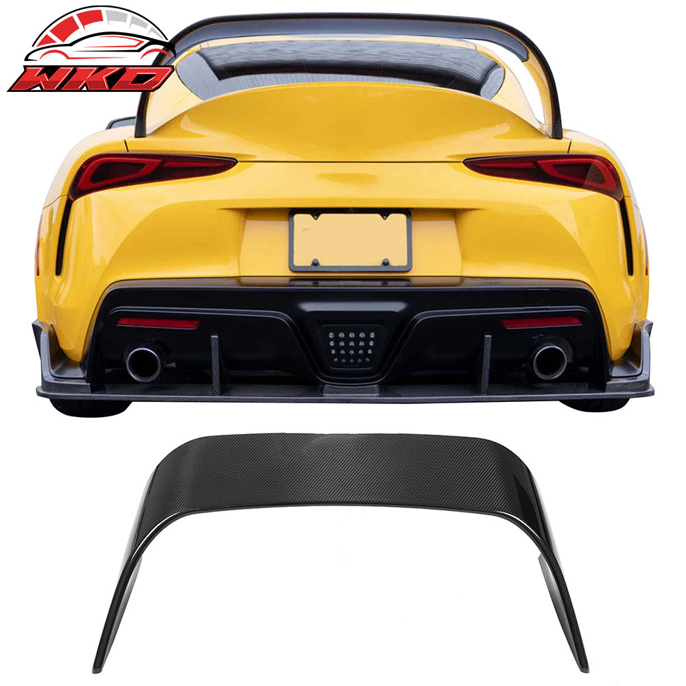 Fits 20-25 Toyota GR Supra A90 A91 MB Style Trunk Spoiler Gloss Carbon Fiber CF