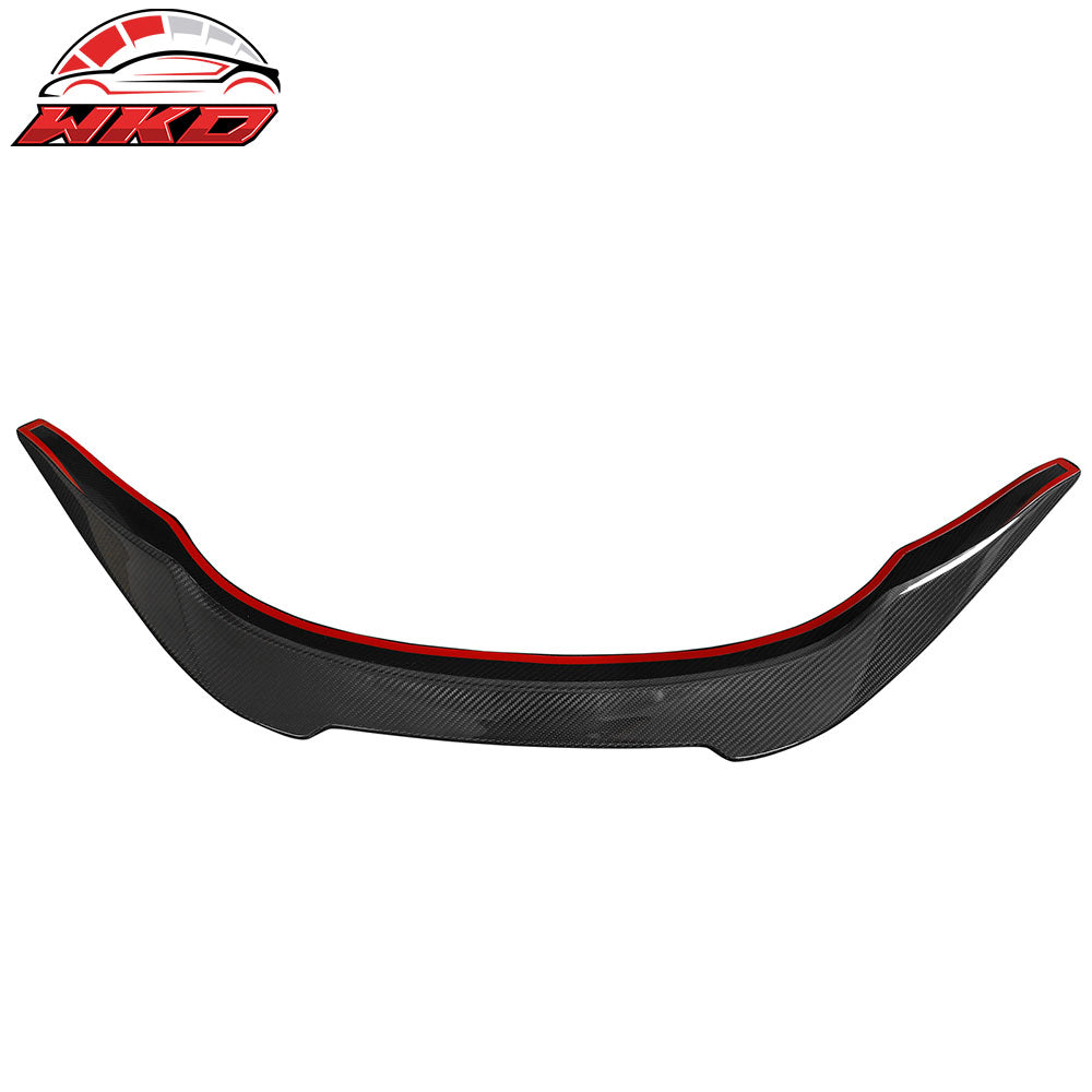 Fits 20-25 Toyota GR Supra A90 A91 V Style Trunk Spoiler Gloss Dry Carbon Fiber