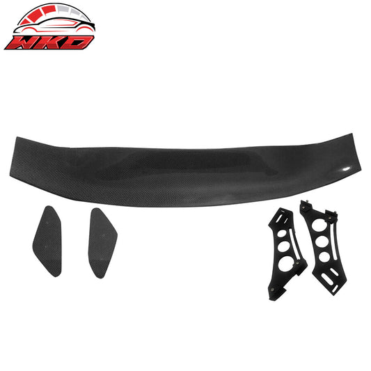 Universal 56" Inch GT Style 3D Carbon Fiber Trunk Spoiler V1 Side Plates V5 Legs | Wholesale