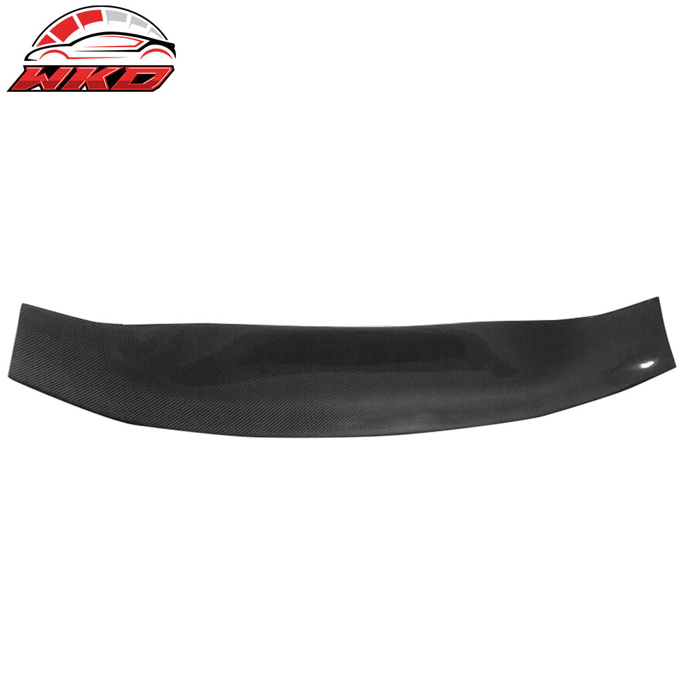 Universal 56" Inch GT Style 3D Carbon Fiber Trunk Spoiler V1 Side Plates V6 Legs