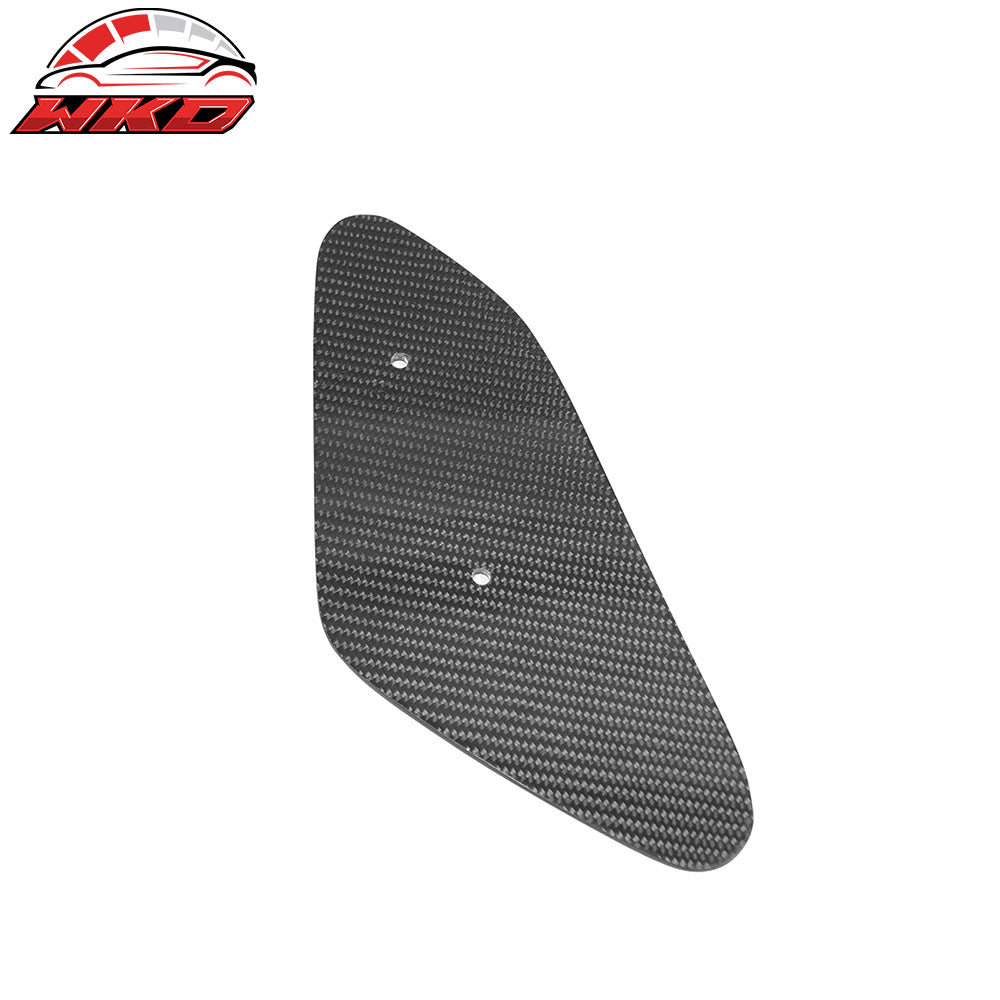 Universal 56" Inch GT Style 3D Carbon Fiber Trunk Spoiler V1 Side Plates V6 Legs