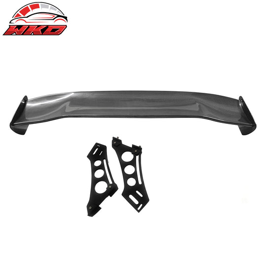 Universal 56" Inch GT Style 3D Carbon Fiber Trunk Spoiler V3 Side Plates V5 Legs | Wholesale