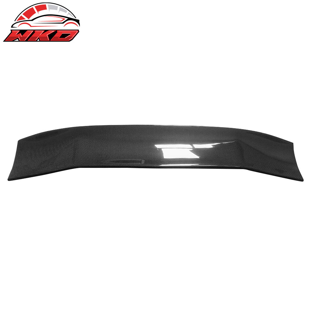 Universal 56" Inch GT Style 3D Carbon Fiber Trunk Spoiler V3 Side Plates V5 Legs