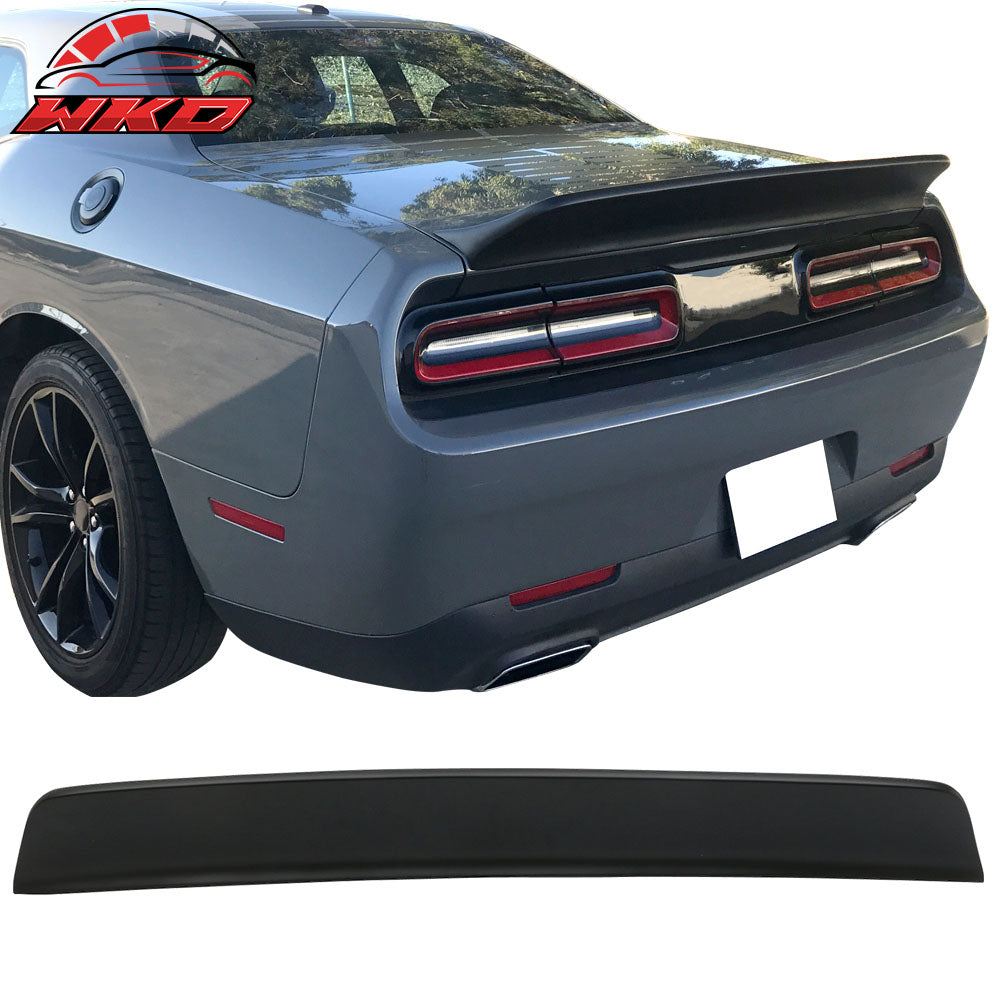 Fits 15-23 Dodge Challenger SXT Style IKON Duckbill Trunk Spoiler Unpainted PP