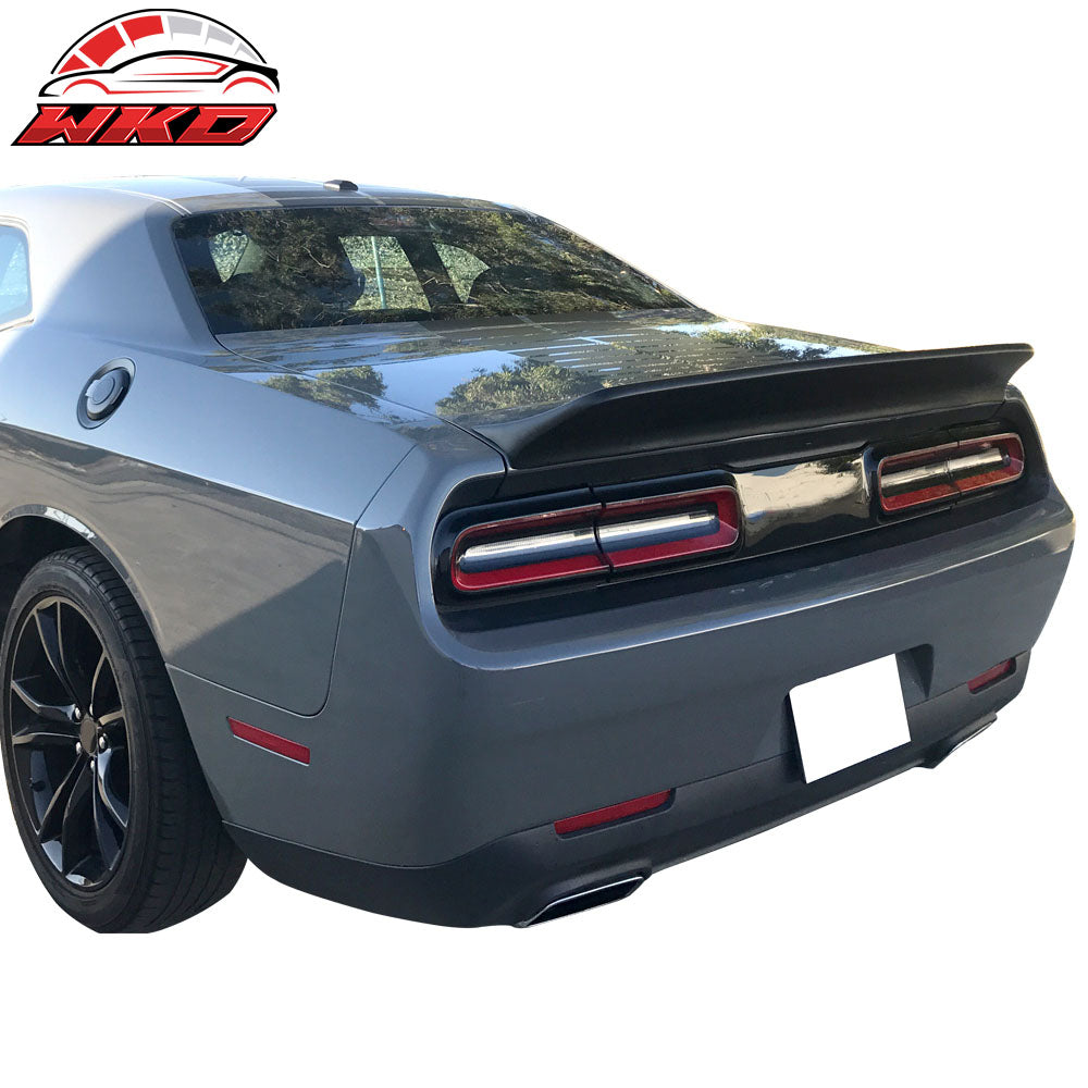 Fits 15-23 Dodge Challenger SXT Style IKON Duckbill Trunk Spoiler Unpainted PP