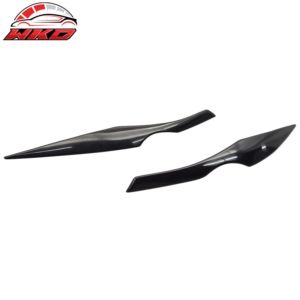 Fits 09-11 E90 Sedan OE Trunk Spoiler & Front Bumper Lip & Headlight Eyelids