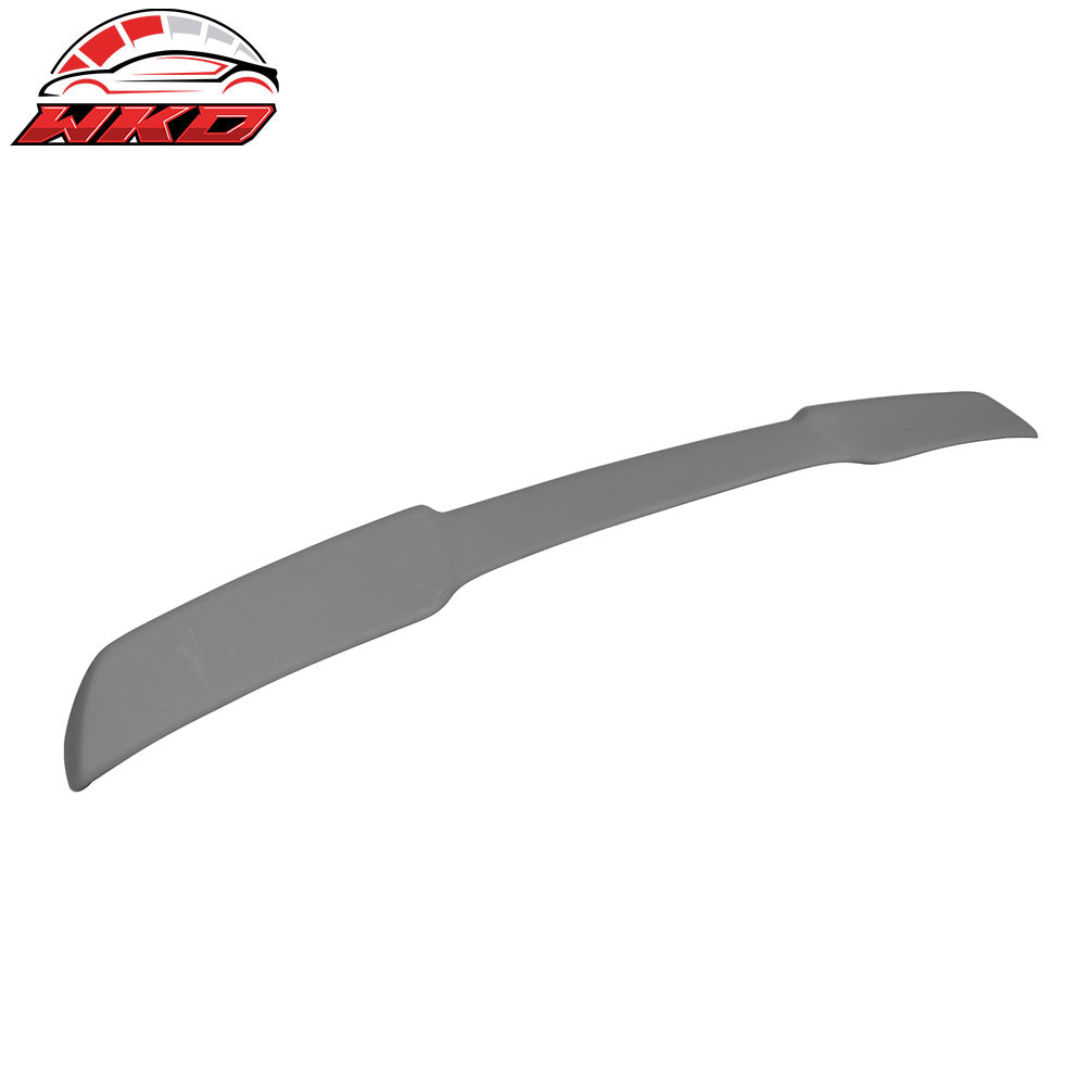 Fits 05-13 Chevy Corvette C6 H Style Rear Trunk Spoiler Wing Lip Unpainted ABS