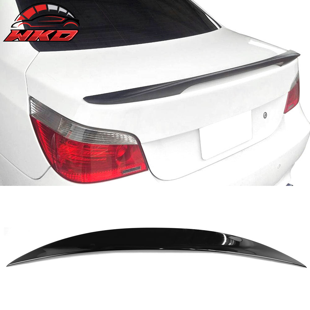 Fits 04-10 BMW E60 5-Series High Kick Performance Style Trunk Spoiler #668 Black