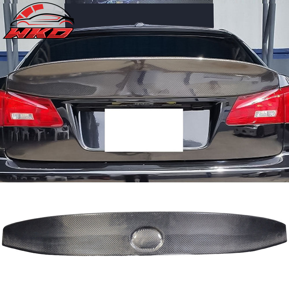 Fits 06-13 Lexus IS250 IS350 ISF IK Style Carbon Fiber (CF) Trunk Spoiler Wing