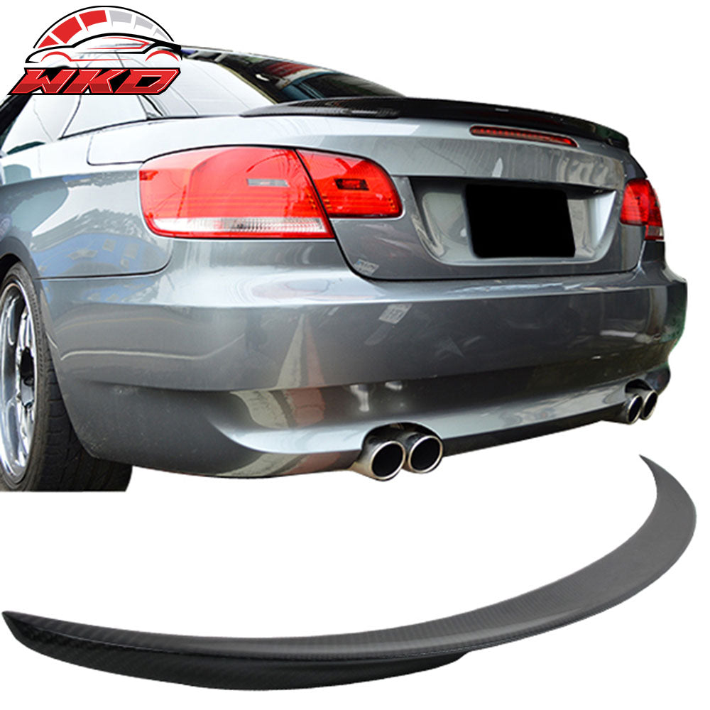 Fits 08-13 BMW 3-Series E93 2Dr IKON Style Trunk Spoiler - Carbon Fiber CF
