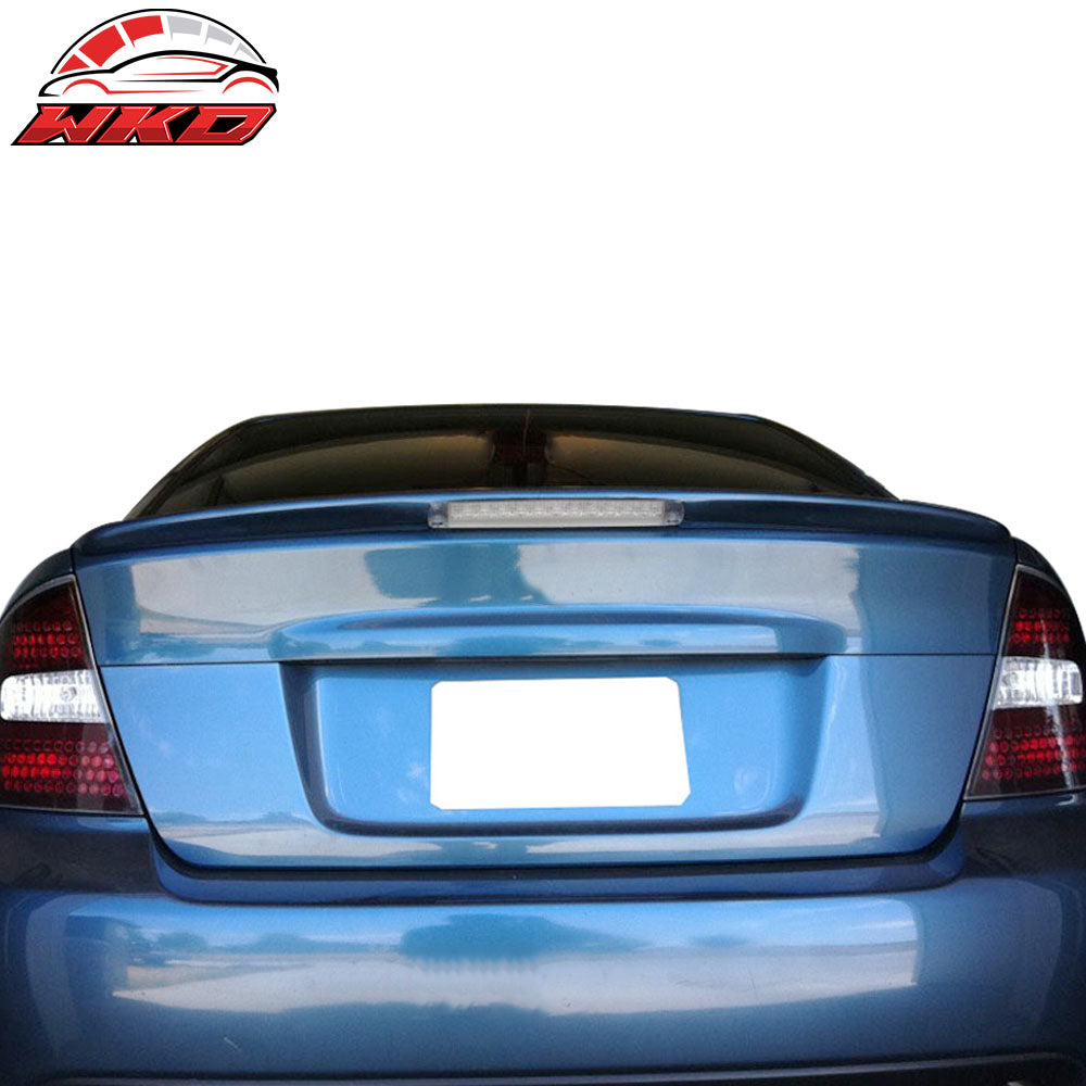Fits 05-09 Subaru Legacy Sedan 4Dr Trunk Spoiler Wing & LED Brake Light (FRP)