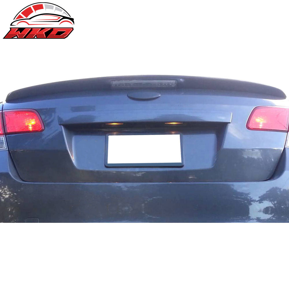 Fits 10-14 Legacy Sedan 4Dr Trunk Spoiler & LED Brake Light (FRP)
