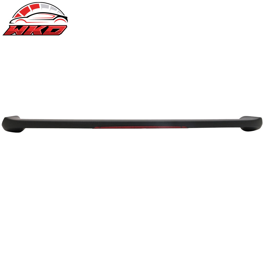 Fits 13-19 Nissan Sentra Sedan OE Style Matte Black Trunk Spoiler & LED Light