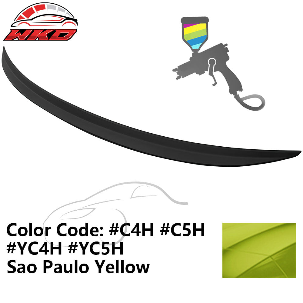 Fits 19-26 BMW G20 3-Series/G80 M3 Trunk Spoiler M Performance Lip #C4H Yellow