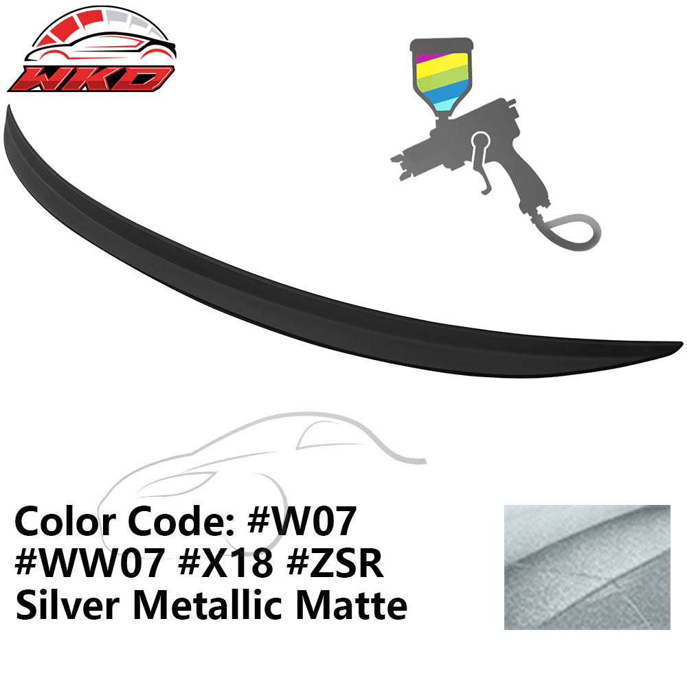 Fits 19-26 BMW G20 3-Series/G80 M3 Trunk Spoiler M Performance Lip #W07 Silver