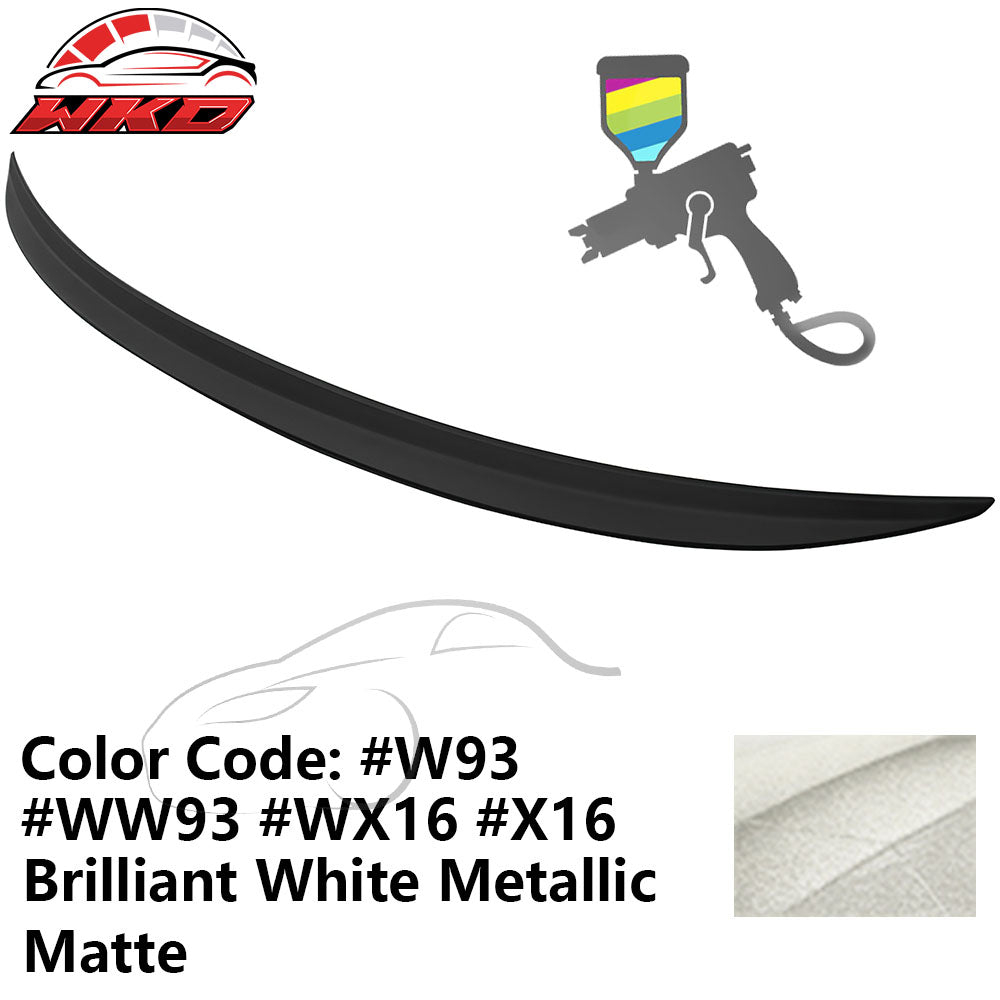 Fits 19-26 BMW G20 3-Series/G80 M3 Trunk Spoiler M Performance Lip #W93 White