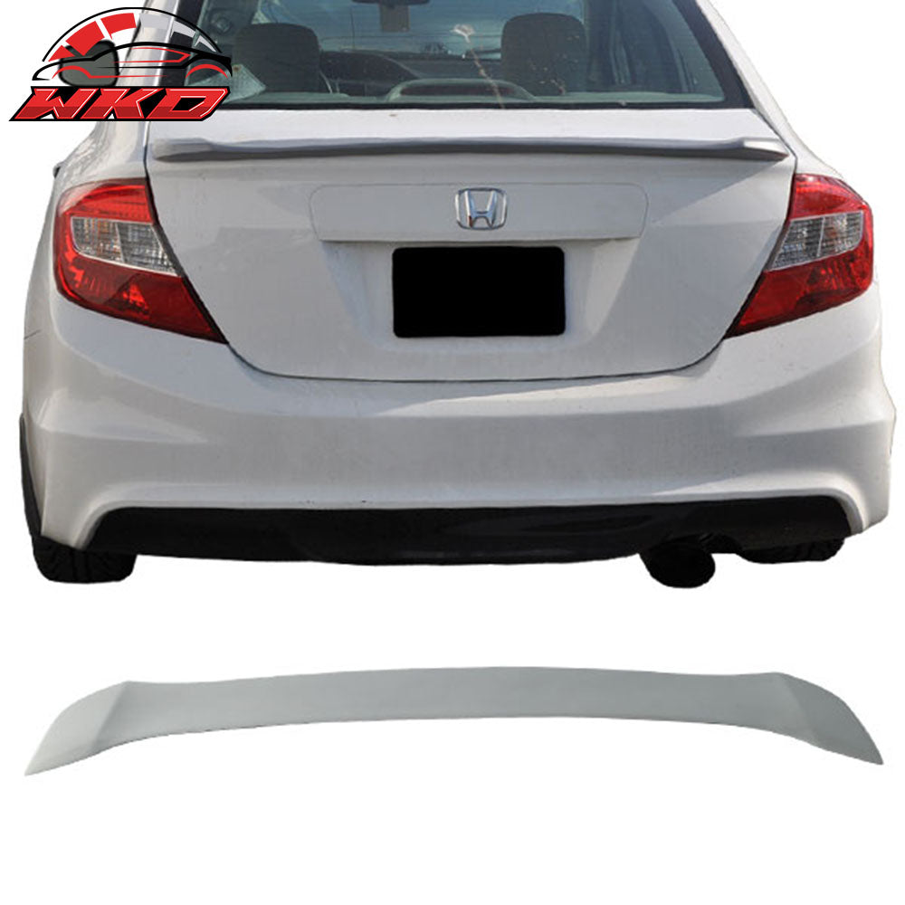 Fits 12-14 Honda Civic 9th Sedan MD Style Rear Trunk Spoiler - PU