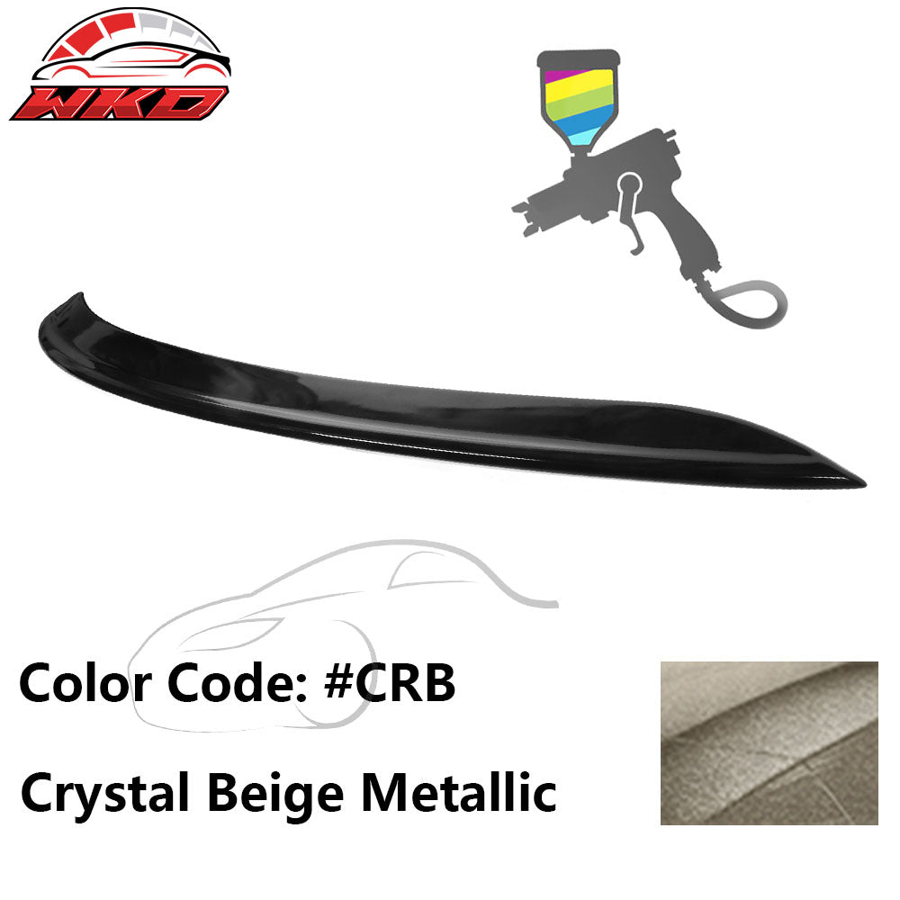 Fits 21-24 Kia K5 OE Style #CRB Crystal Beige Metallic Rear Trunk Spoiler ABS