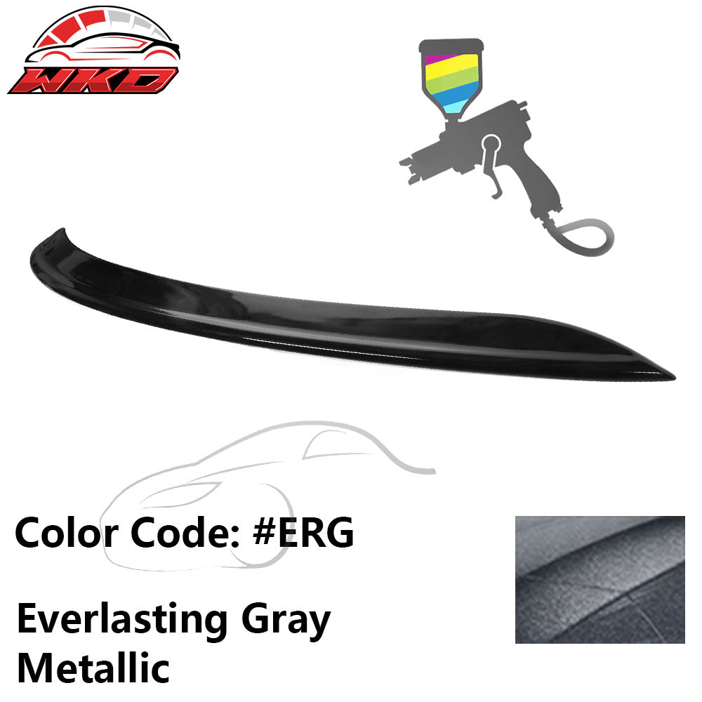 Fits 21-24 Kia K5 OE Style #ERG Everlasting Gray Metallic Rear Trunk Spoiler ABS