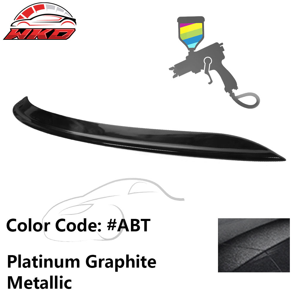 For 21-24 Kia K5 OE Style #ABT Platinum Graphite Metallic Rear Trunk Spoiler ABS