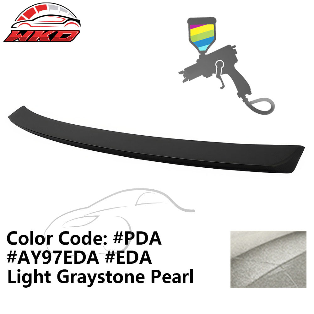 Fits 11-23 Chrysler 300 OE Style ABS #PDA Light Graystone Pearl Trunk Spoiler