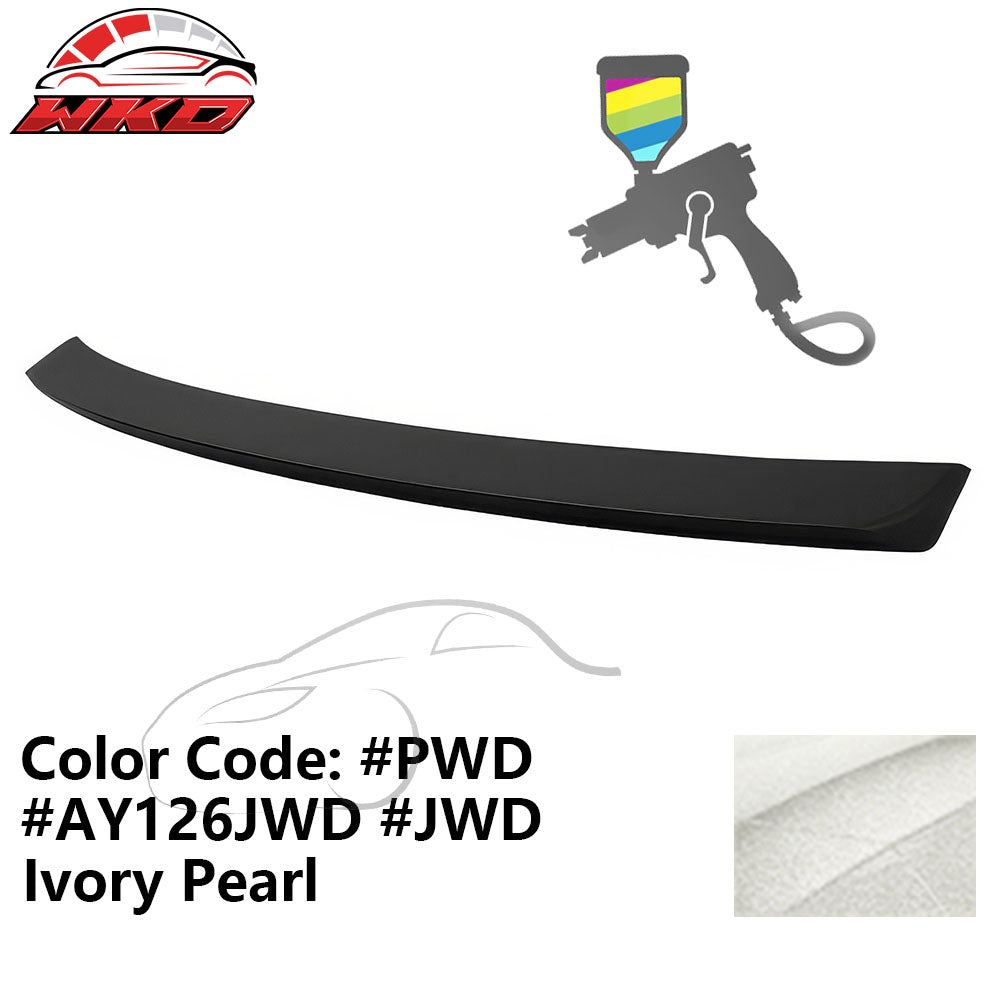 Fits 11-23 Chrysler 300 OE Style ABS #PWD Ivory Pearl Rear Trunk Spoiler Wing