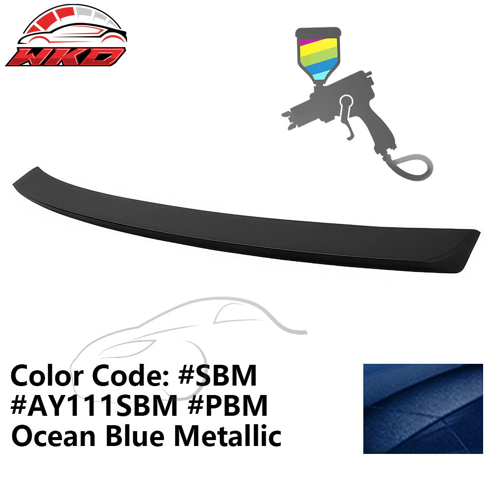 Fits 11-23 Chrysler 300 OE Style ABS #SBM Ocean Blue Metallic Trunk Spoiler
