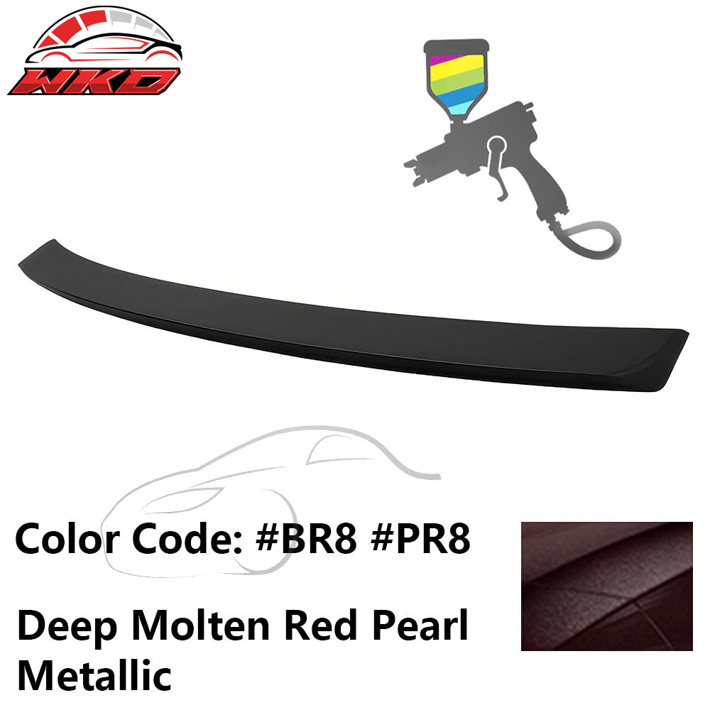 Fits 11-23 Chrysler 300 OE Style ABS #BR8 Deep Molten Red Pearl Trunk Spoiler