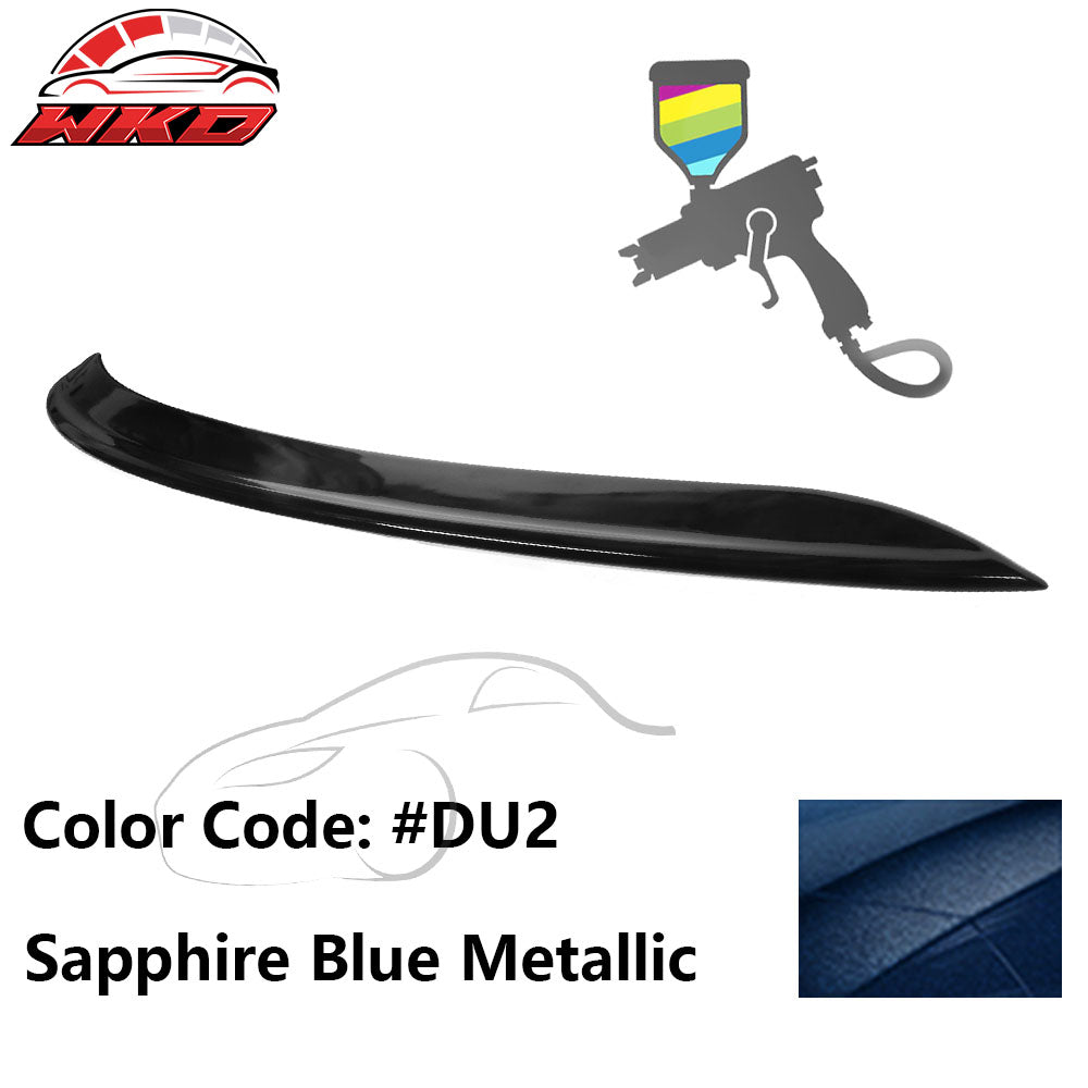 Fits 21-24 Kia K5 OE Style #DU2 Sapphire Blue Metallic Rear Trunk Spoiler ABS