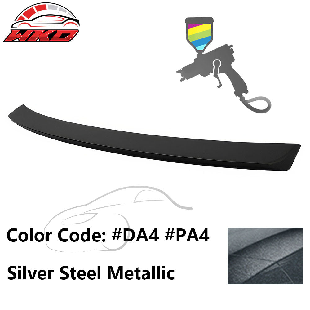 Fits 11-23 Chrysler 300 OE Style ABS #DA4 Silver Steel Metallic Trunk Spoiler