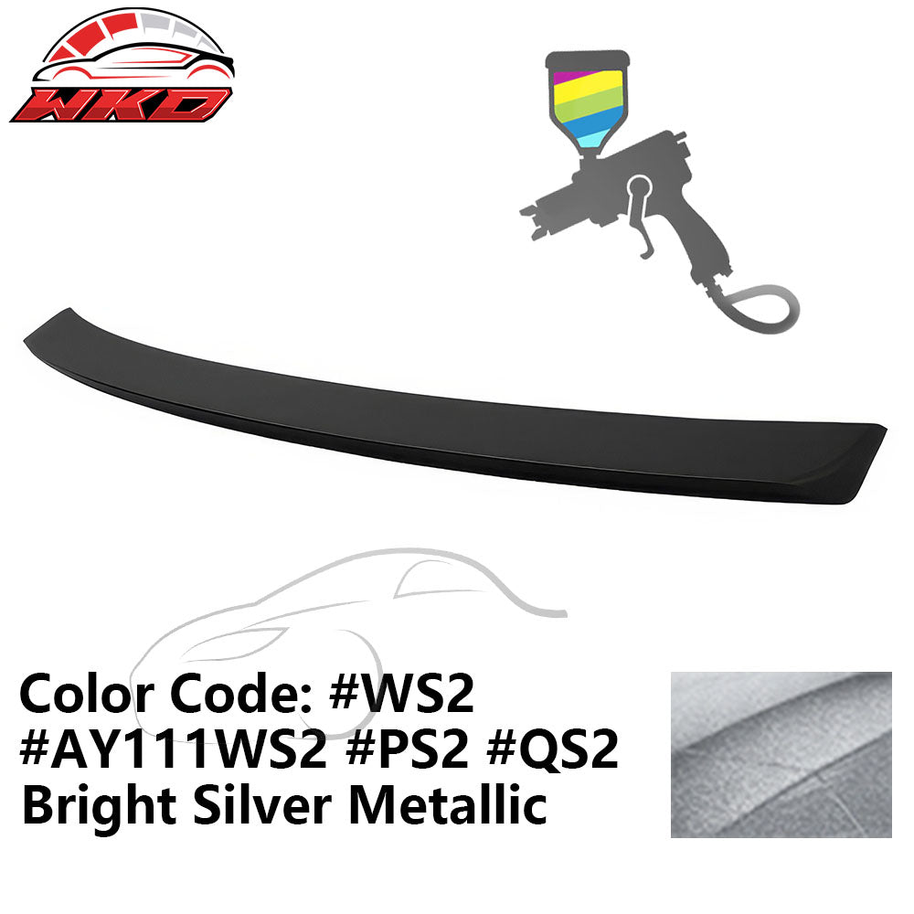Fits 11-23 Chrysler 300 OE Style ABS #WS2 Bright Silver Metallic Trunk Spoiler